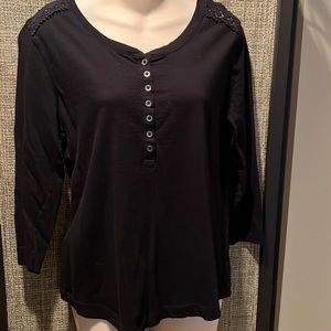Womens black scoop neck tunic - Ralph Lauren